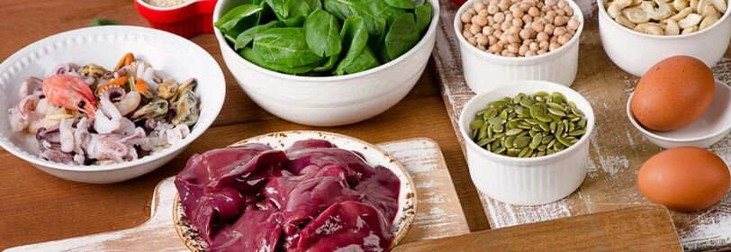 Produits riches en fer